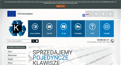 Desktop Screenshot of klawiszedolaptopa.pl